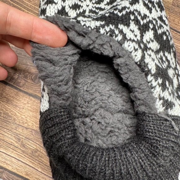 NWT Northeast Outfitters Men's Cozy Cabin Slippers Size Large (Snowflake) - Picture 5 of 11